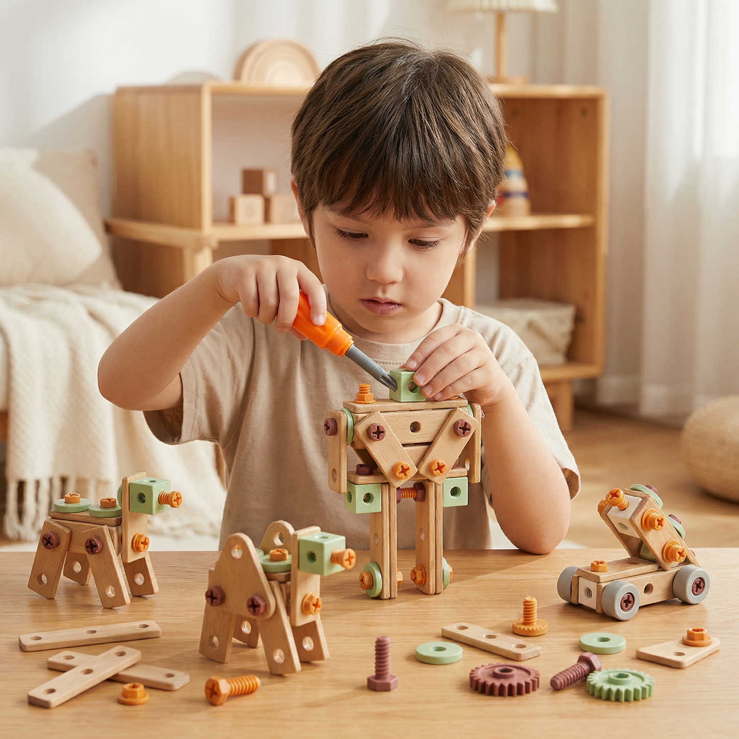 Kids Tool Set for Building & Fixing – Educational Construction Toy
