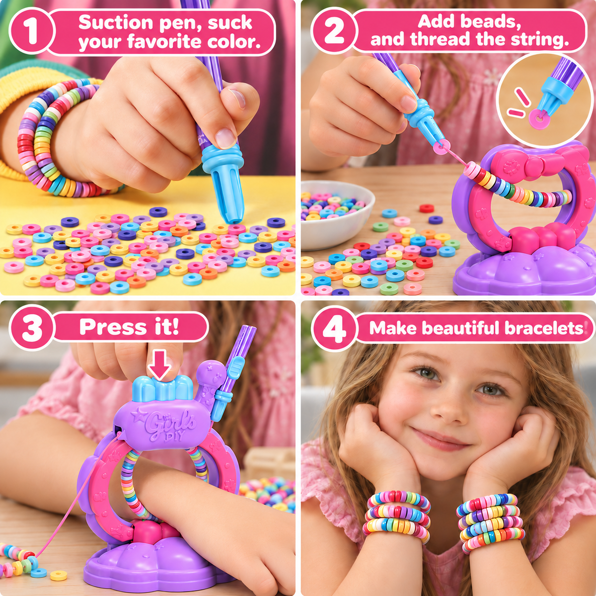 DIY Bracelet Making Machine Kit for Girls