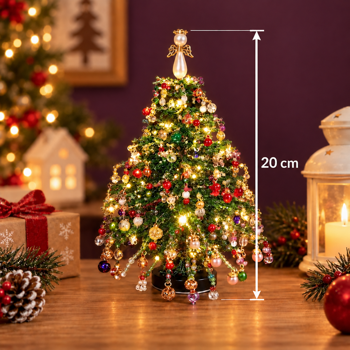 DIY Crystal Beaded Christmas Tree Craft Kit