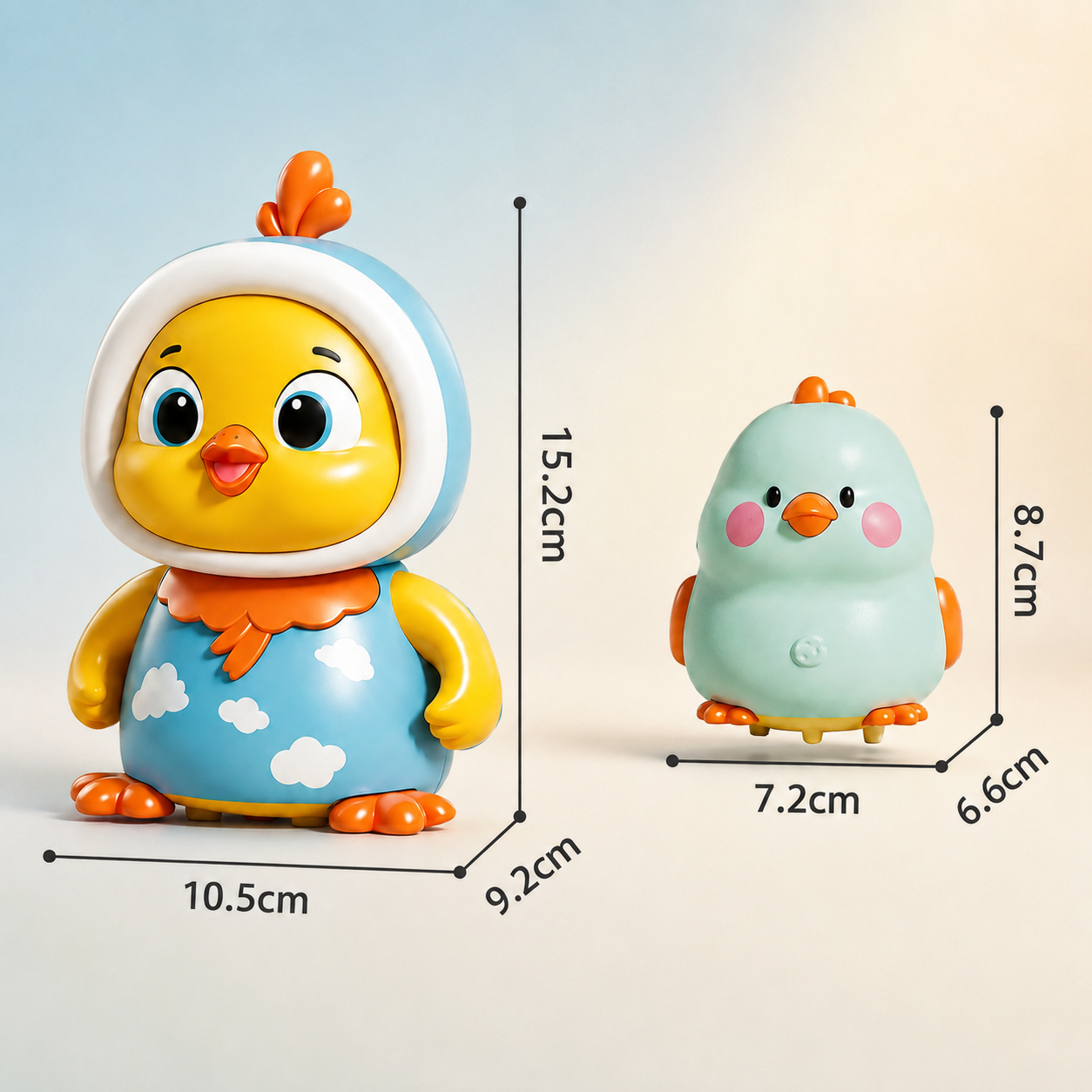 Wobbling Chicken Tummy-Time Toy