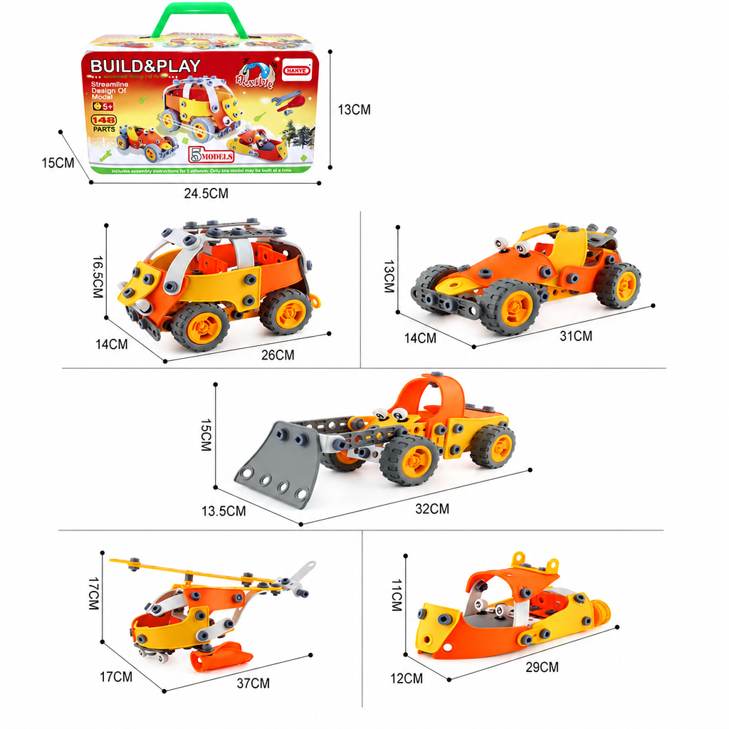STEM Flexible Screw & Nut Building Blocks Set