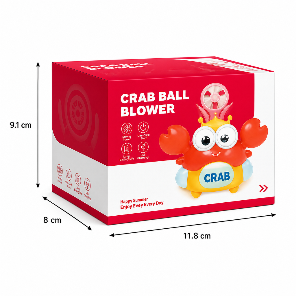 Kids’ Electric Crab Floating Ball Toy