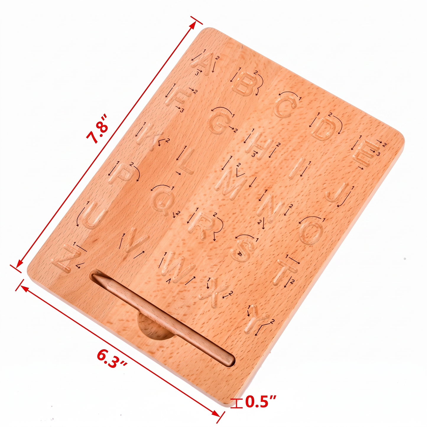 Wooden Letter Board for Learning to Write