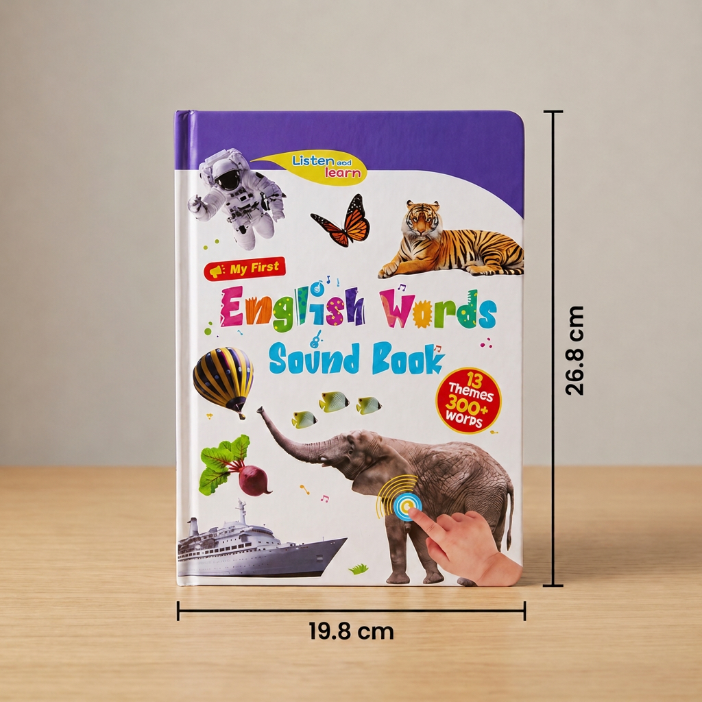 Talking English learning book for children