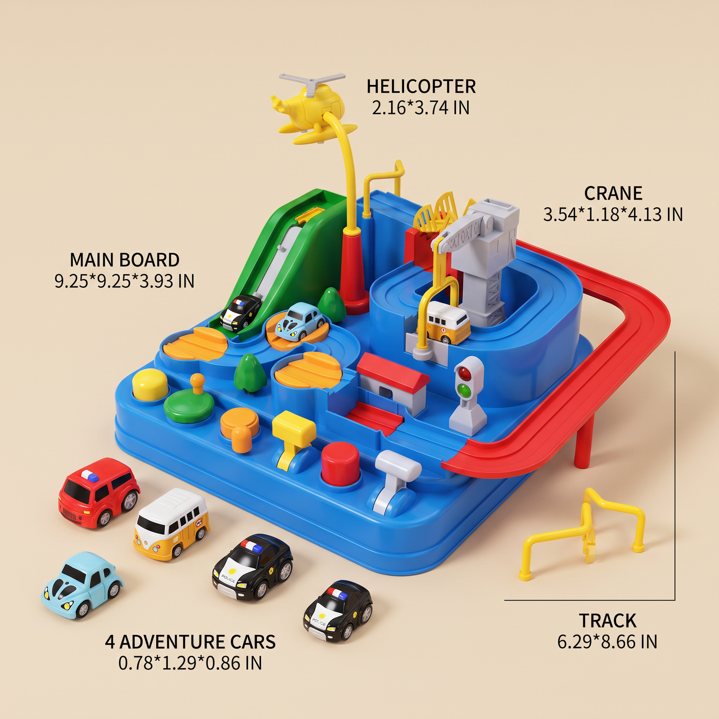 Educational vehicle skill game for children