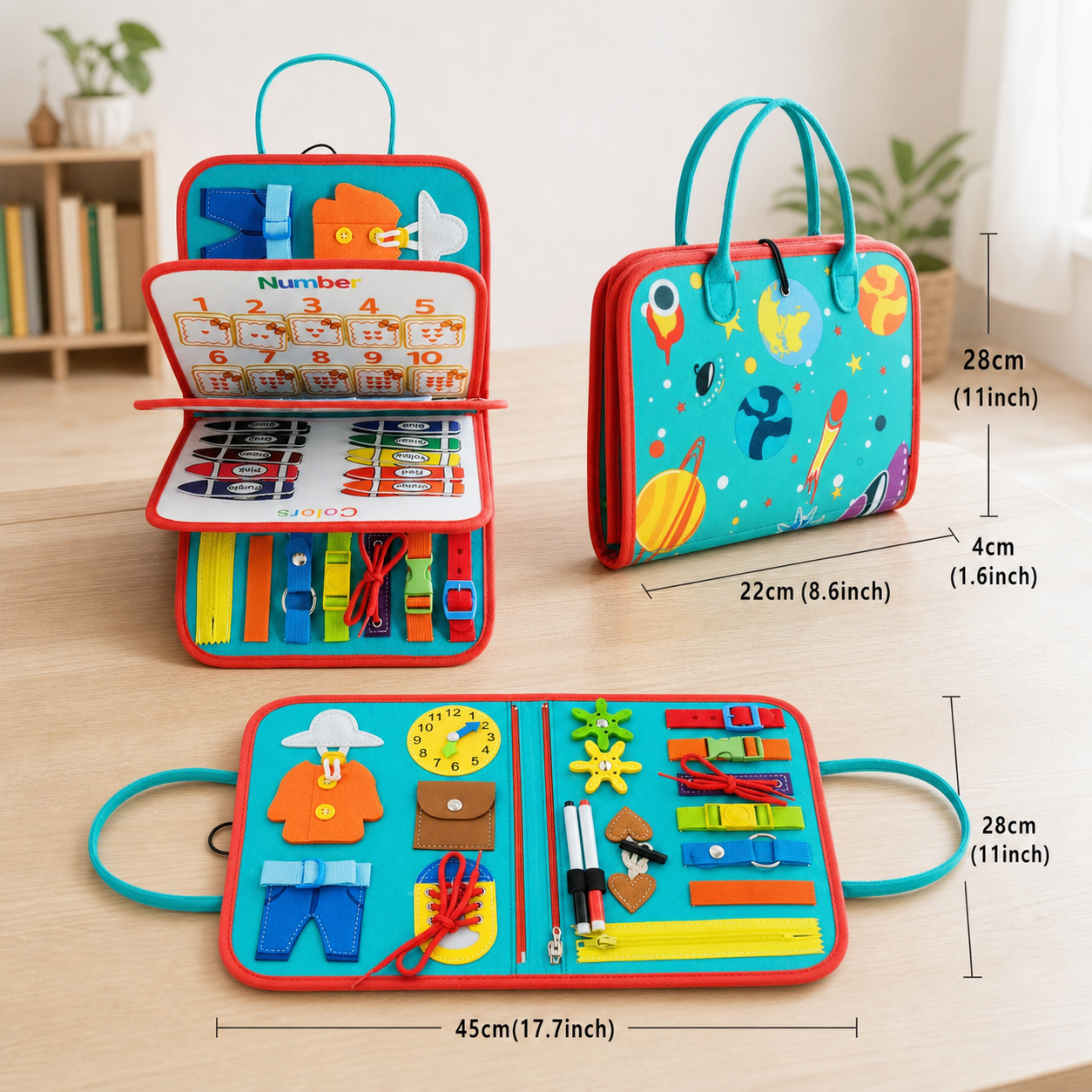 3-piece Montessori Play & Discovery Set for Independent Learning