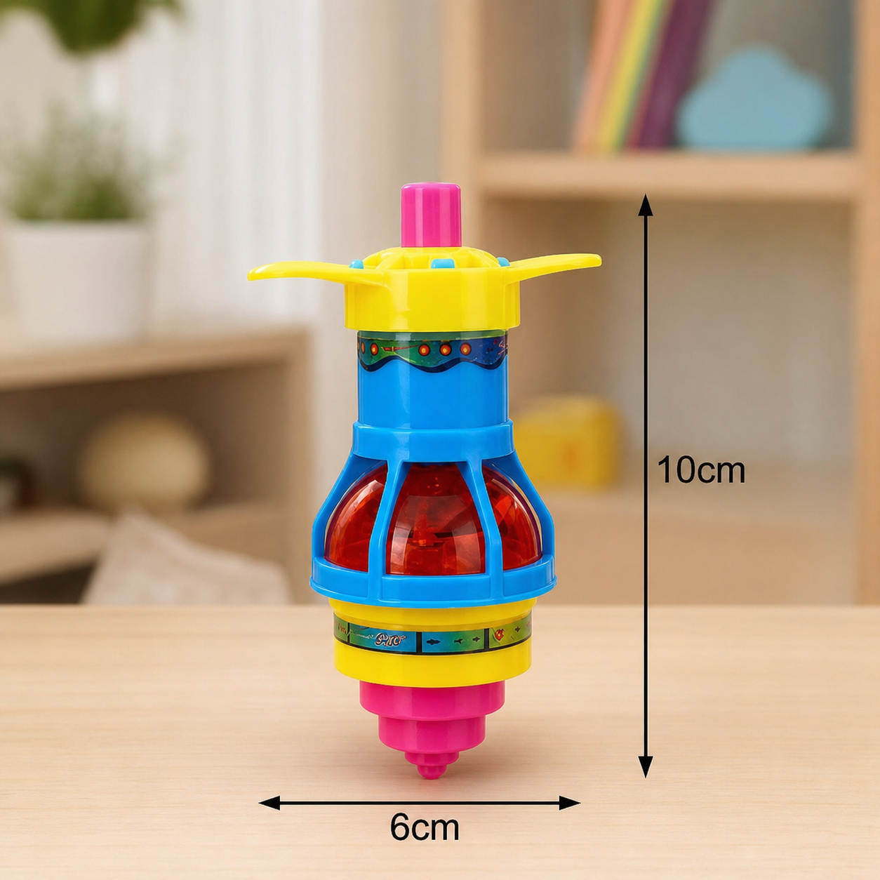 Glow LED Spinning Top – Fun Light-Up Toy for Kids