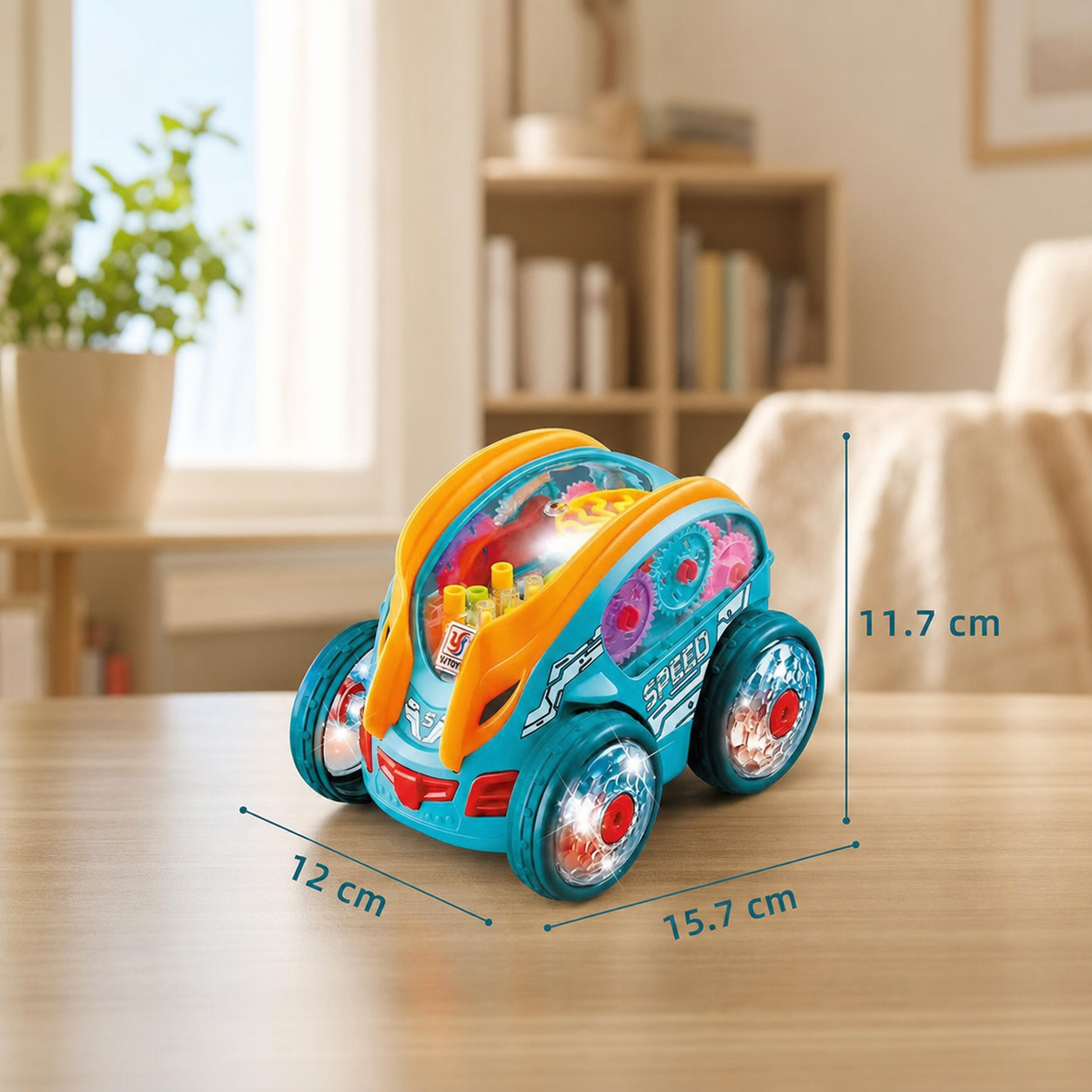 Light-up Tumble Toy Car