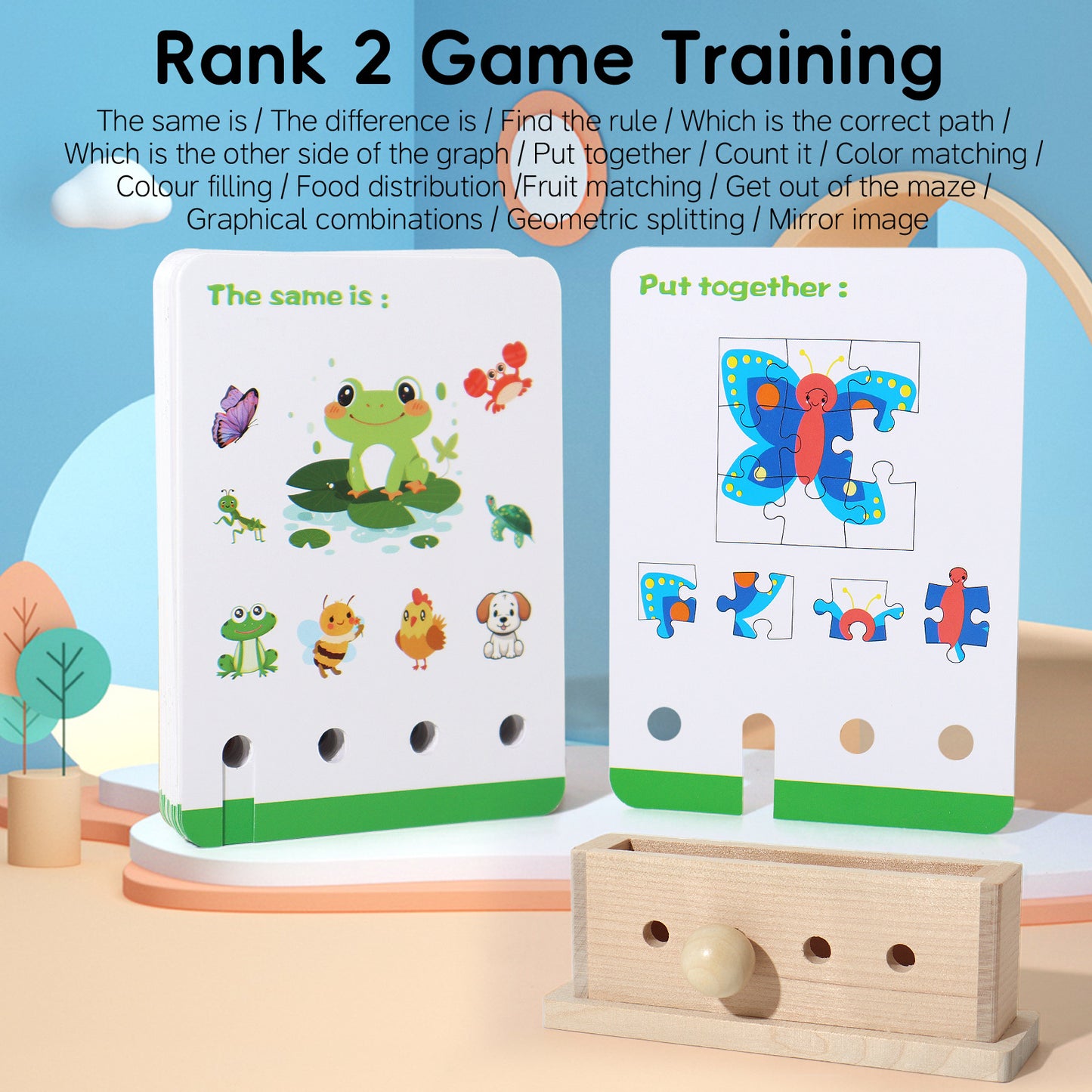Wooden Logic Educational Unlocking Game for Kids - Preschool Skill Developement