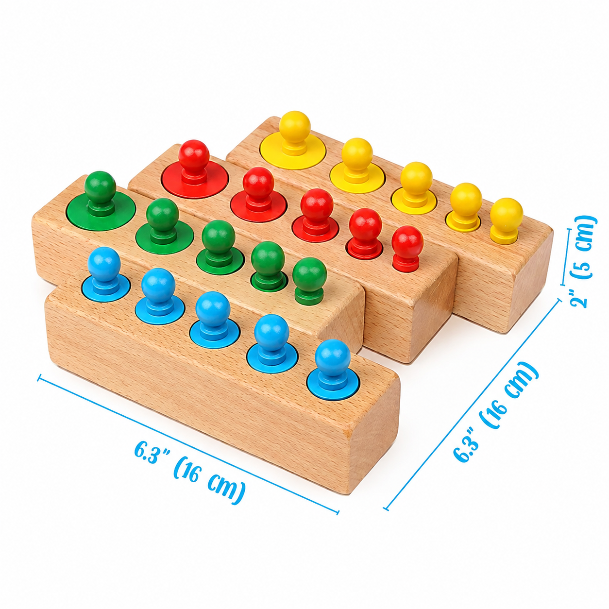 Montessori Colors and Numbers Learning Wooden Toy