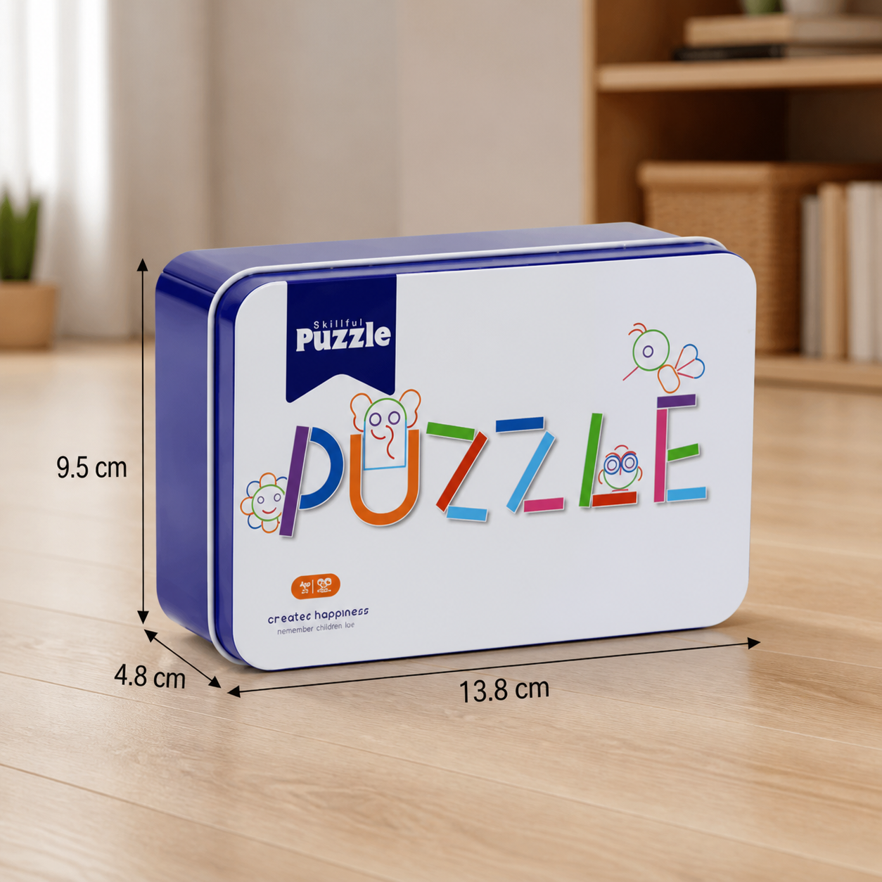 Educational Montessori Sticks and Rings Building Blocks
