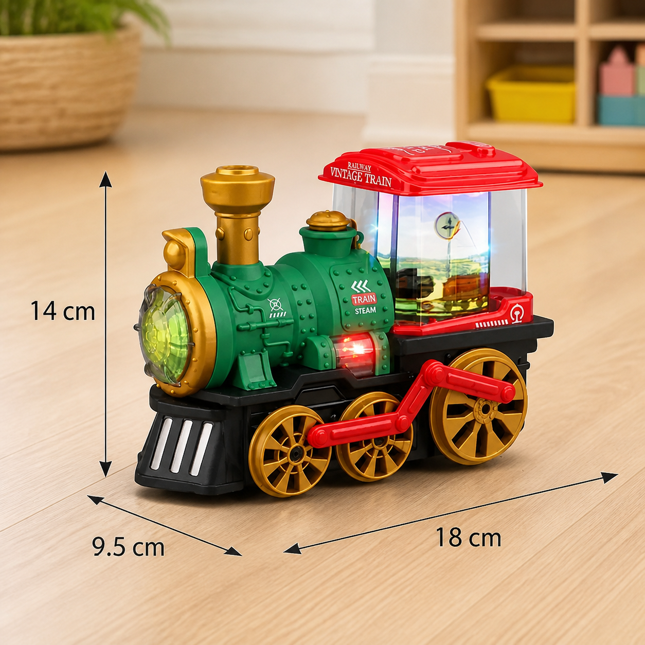 Smart Kids Steam Locomotive with Real Steam