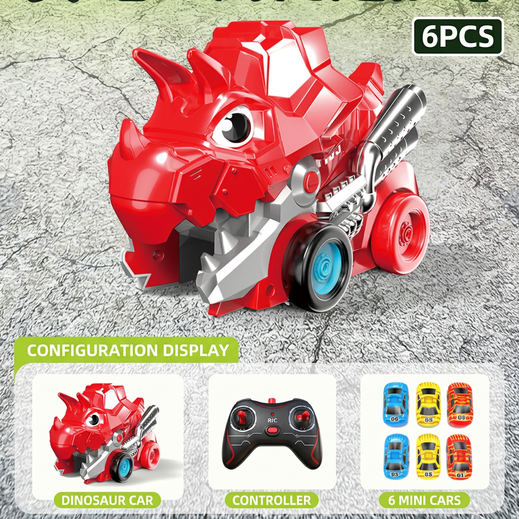 Remote Control Dino Car Chomper Truck