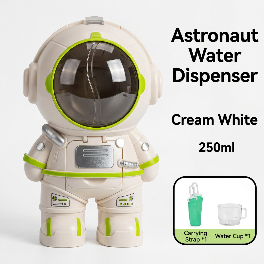 Astronaut drinking bottle for children