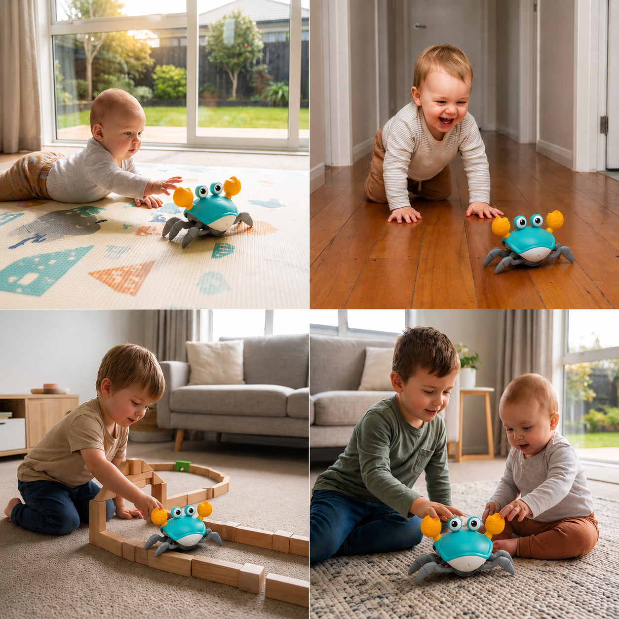 Crab Racer – Encourages Your Child to Crawl – Interactive Toy