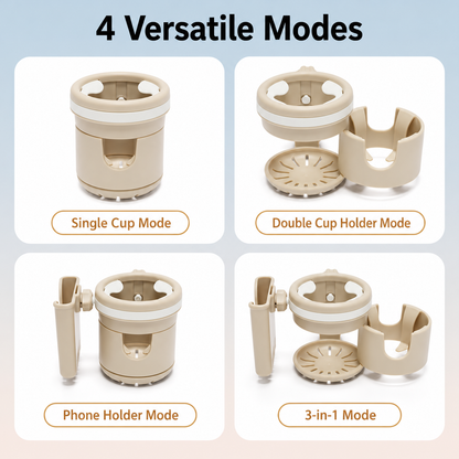 3-in-1 Baby Stroller Cup & Phone Holder
