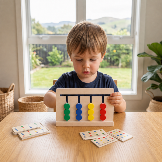 Montessori Wooden Colour Pattern Matching Game