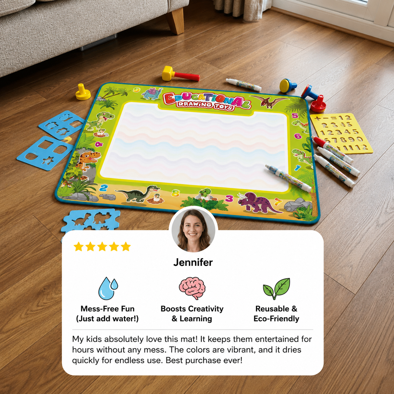 Aqua Drawing Mat for Kids