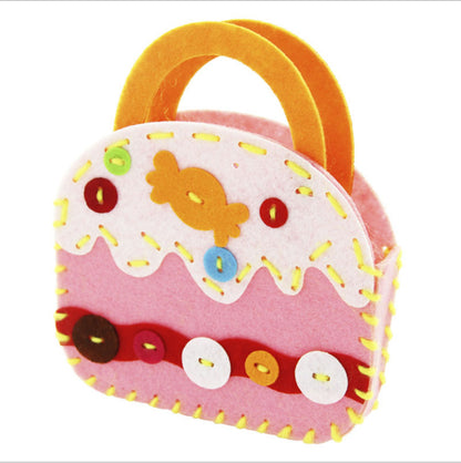 DIY Cute Felt Handbag Sewing Craft Kit for Kids