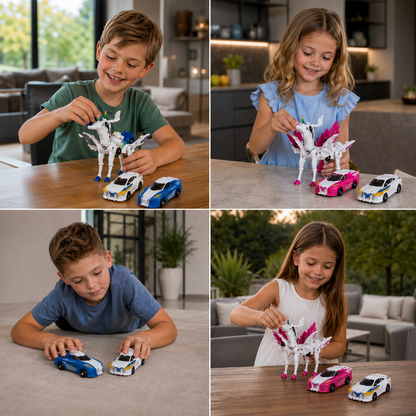 unicorn transforming cars