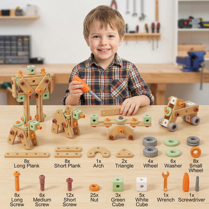Kids Tool Set for Building & Fixing – Educational Construction Toy