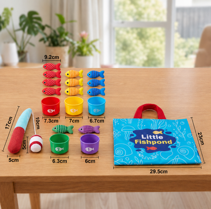 Montessori Plush Fishing Bond Toy