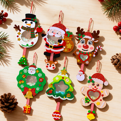 DIY Christmas Shaker Ornament Craft Kit for Kids