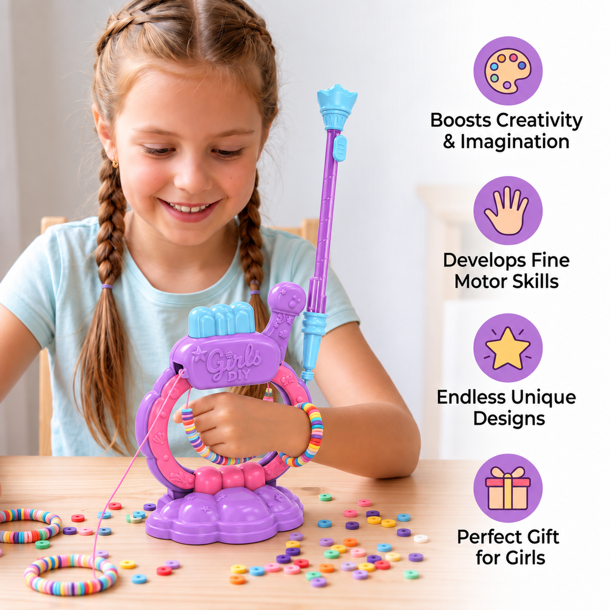 DIY Bracelet Making Machine Kit for Girls