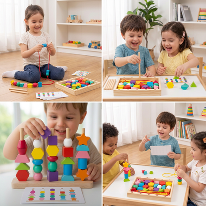 Montessori Shapes and Colors Game