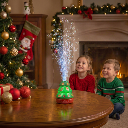 Music Bubble Christmas Tree with stickers for decorating
