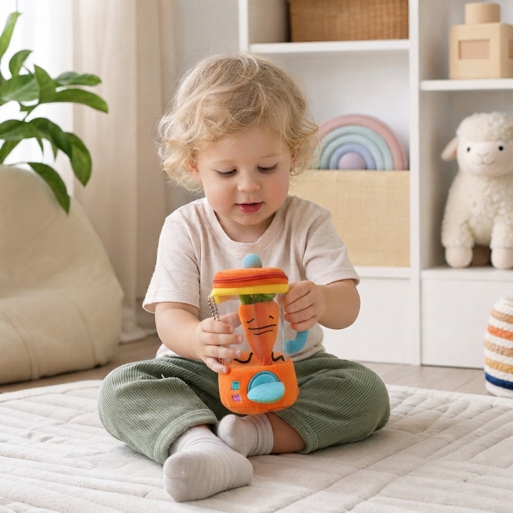 Funny Carrot Mixing Kids Plush Toy