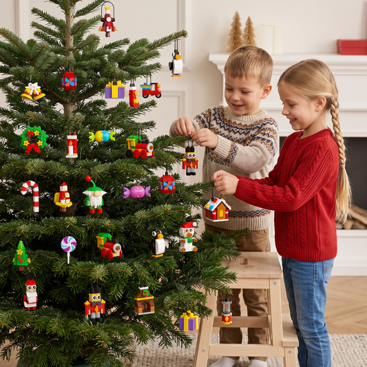 Christmas Ornament Building Blocks Advent Calendar