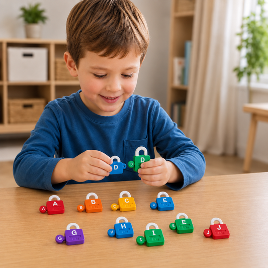 Letters and Maths Locks and Keys Educational Game