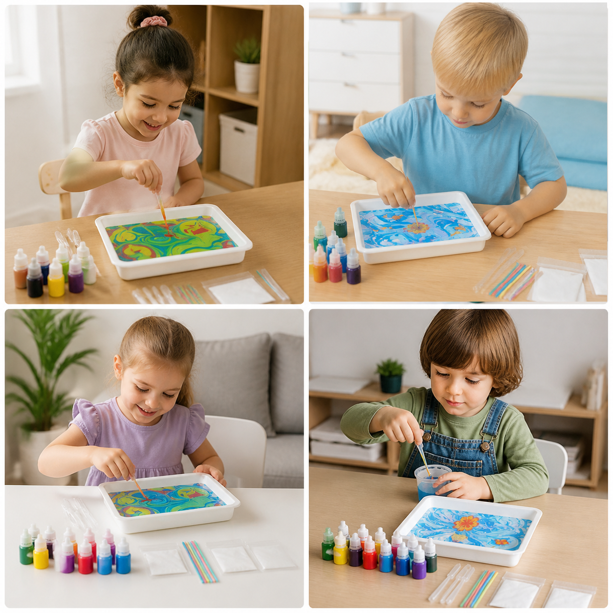 Creative Marbling Paint Set