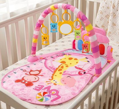 Baby Music Play Gym with Piano– Interactive Sensory Activity Mat (0–24 Months)