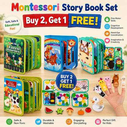 Montessori Story Book Set – Buy 2, Get 1 Free