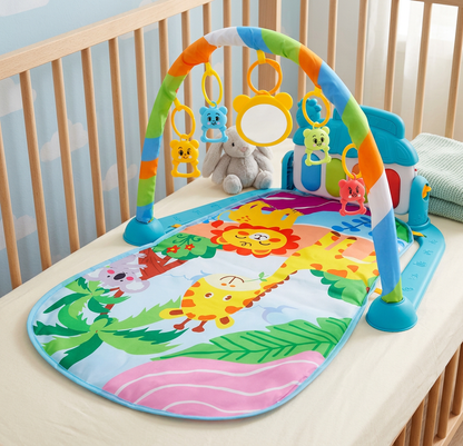 Baby Music Play Gym with Piano– Interactive Sensory Activity Mat (0–24 Months)