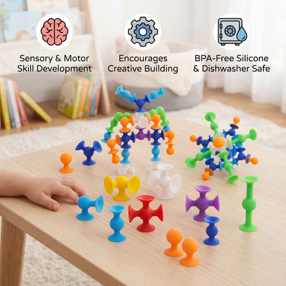 Montessori Silicone Suction Cup Toy