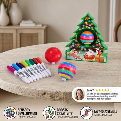 DIY Christmas Spinning Ornament Painting Kit