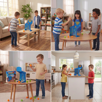 Four in a Row Target Shooting Game