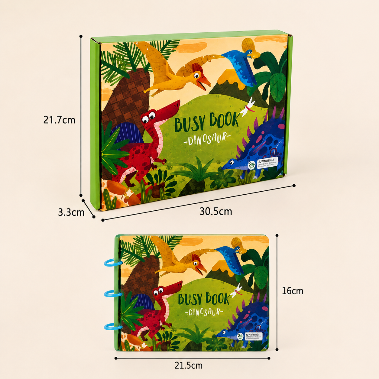 Animal and Dino Adventure Interactive Book