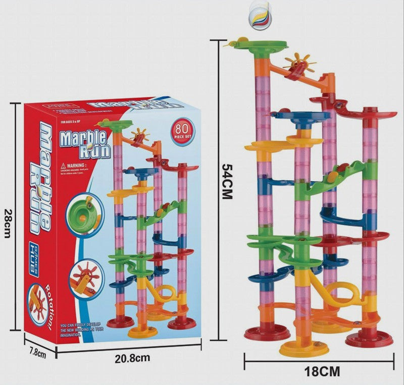 Building Block Marble Run Columns Playset