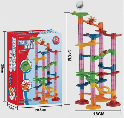 Building Block Marble Run Columns Playset