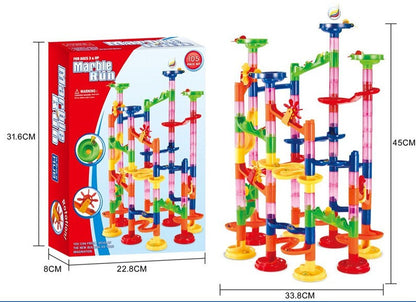 Building Block Marble Run Columns Playset