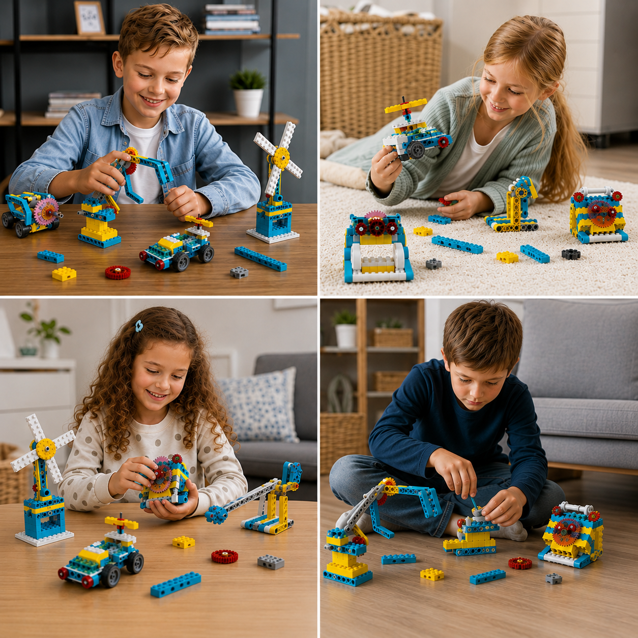 3in1 Science and Engineering Building Blocks Play Set