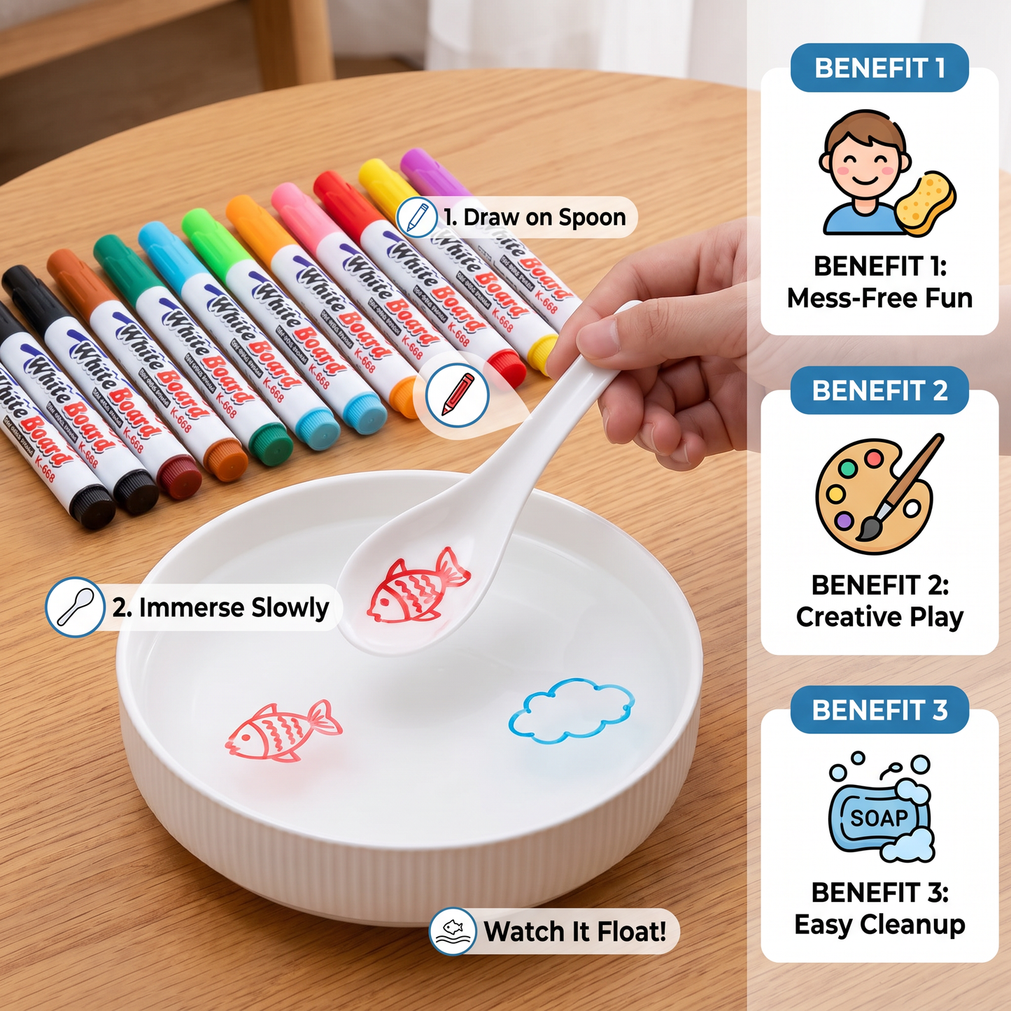 Magical Floating Pens