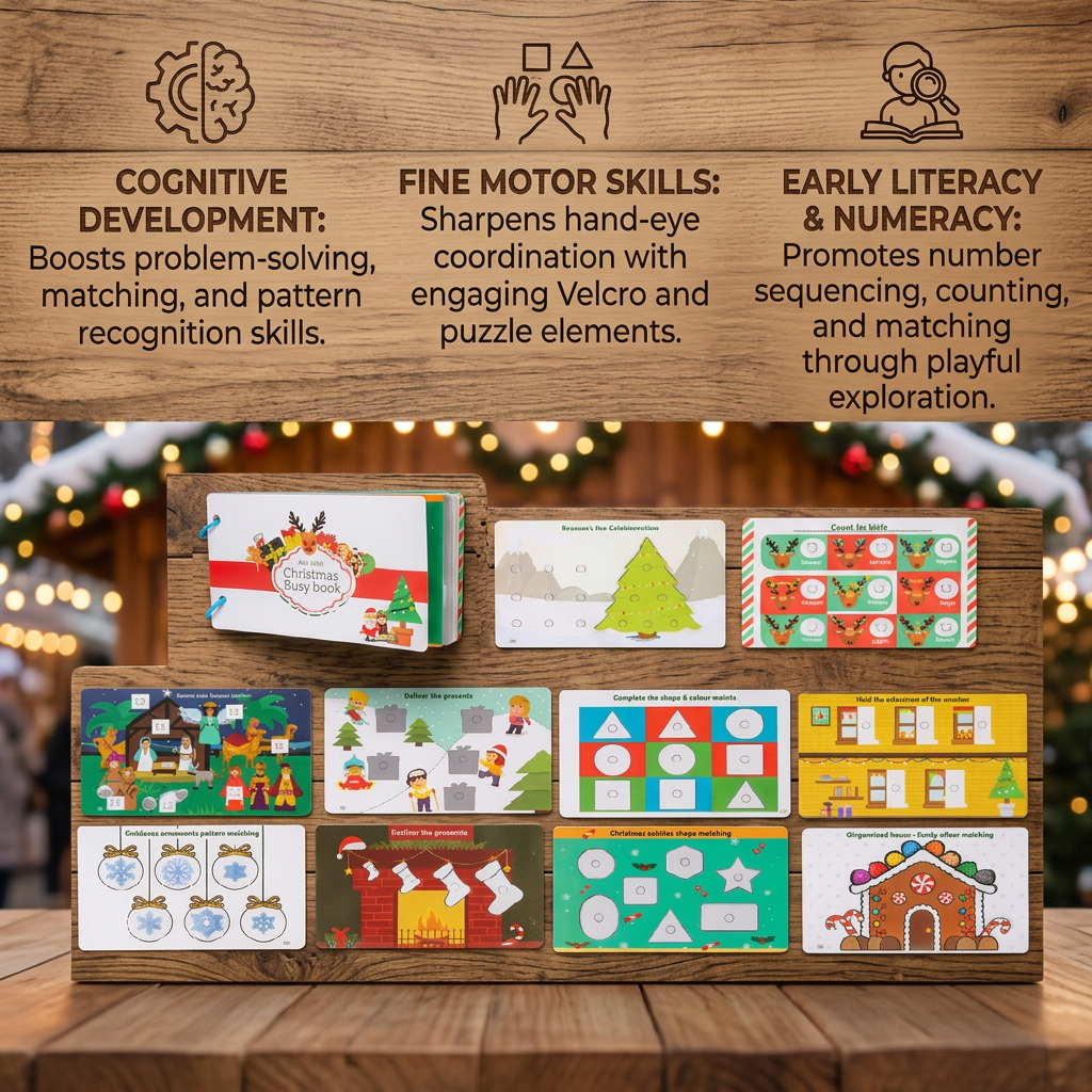 Montessori Christmas Busy Book