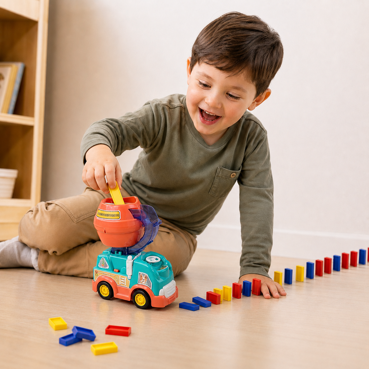 Montessori Domino Truck