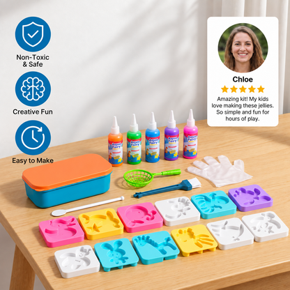 DIY Water Jelly Kit with Gels & Molds