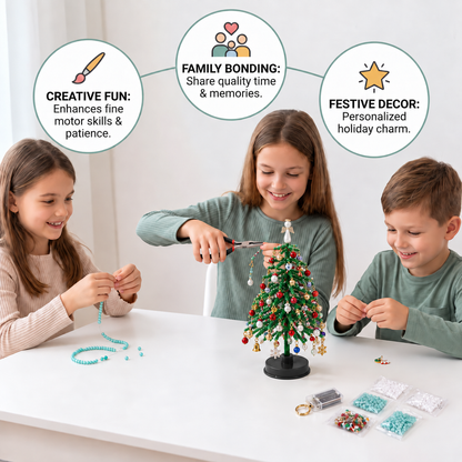 DIY Crystal Beaded Christmas Tree Craft Kit